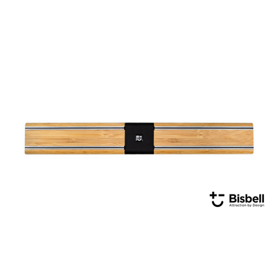 Bambusowa, dwuczęściowa magnetyczna listwa na noże, 45 cm, Bisbell