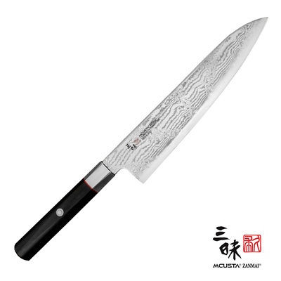 Splash Damascus - Japoński, 33-warstwowy nóż kucharza Gyutoh,  21 cm, Mcusta Zanmai