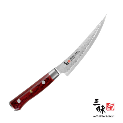Classic Pro Flame - 33-warstwowy japoński nóż do wykrawania mięsa, 16,5 cm, Mcusta Zanmai