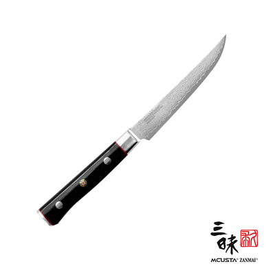 Classic Pro Zebra - Japoński, 33-warstwowy nóż do steków, 11,5 cm, Mcusta Zanmai