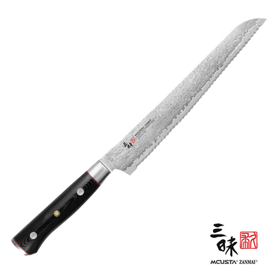 Classic Pro Zebra - 33-warstwowy japoński nóż do pieczywa, 23 cm, Mcusta Zanmai