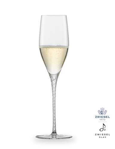 Spirit - 2 kieliszki do szampana 25,4 cl, ręcznie tworzone, dmuchane szkło, Zwiesel GLAS