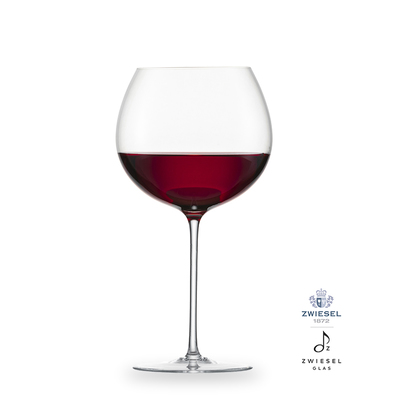 Enoteca - 2 kieliszki do czerwonego wina Burgund 75 cl, ręcznie tworzone, dmuchane szkło, Zwiesel GLAS