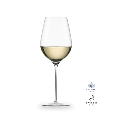 Enoteca - 2 kieliszki do białego wina Chardonnay 41,5 cl, ręcznie tworzone, dmuchane szkło, Zwiesel GLAS