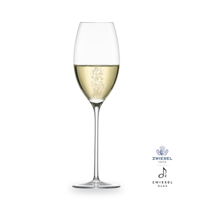 Enoteca - 2 kieliszki do szampana 30,5 cl, ręcznie tworzone, dmuchane szkło, Zwiesel GLAS