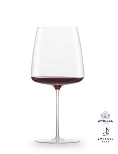 Simplify - 2 kieliszki do czerwonego wina o bogatym aromacie 74 cl, ręcznie tworzone, dmuchane szkło, Zwiesel GLAS