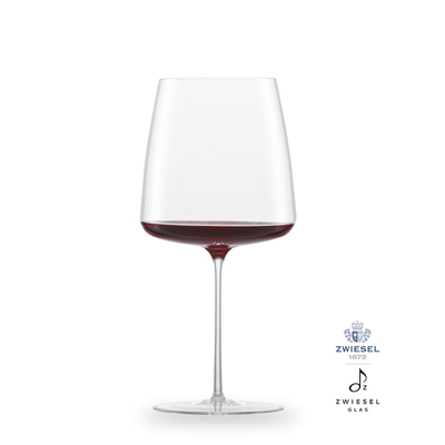 Simplify - 2 kieliszki do czerwonego wina o bogatym aromacie 74 cl, ręcznie tworzone, dmuchane szkło, Zwiesel GLAS