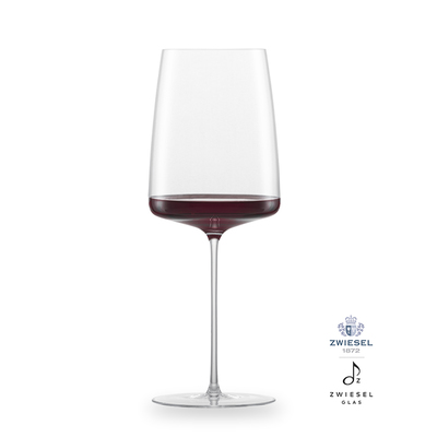 Simplify - 2 kieliszki do czerwonego wina o korzennym aromacie 68,9 cl, ręcznie tworzone, dmuchane szkło, Zwiesel GLAS