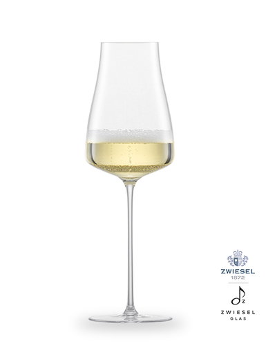 The Moment - 2 kieliszki do klasycznych odmian szampana 36,9 cl, ręcznie tworzone, dmuchane szkło, Zwiesel GLAS