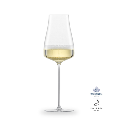 The Moment - 2 kieliszki do klasycznych odmian szampana 36,9 cl, ręcznie tworzone, dmuchane szkło, Zwiesel GLAS