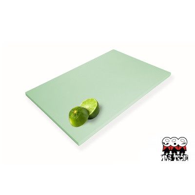 Zielona, profesjonalna japońska deska kuchenna, syntetyczny kauczuk i drewno, 50 x 25 cm, Parker Asahi