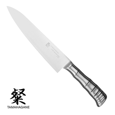 Tamahagane Bamboo - 3-warstwowy japoński nóż kucharza Gyutoh, 21 cm, Kataoka