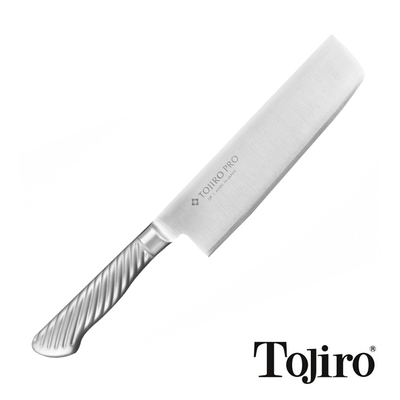 PRO - Japoński, 3-warstwowy nóż do szatkowania warzyw Nakiri 16,5 cm, Tojiro