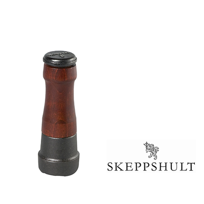 Original - Żeliwno-drewniany młynek do pieprzu, ceramiczny mechanizm mielący, 18 cm, Skeppshult