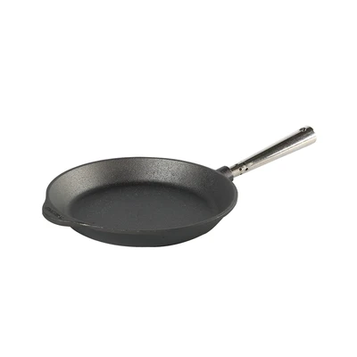 Professional - Płytka patelnia z naturalnego żeliwa, stalowy uchwyt, Ø 26 cm, Skeppshult