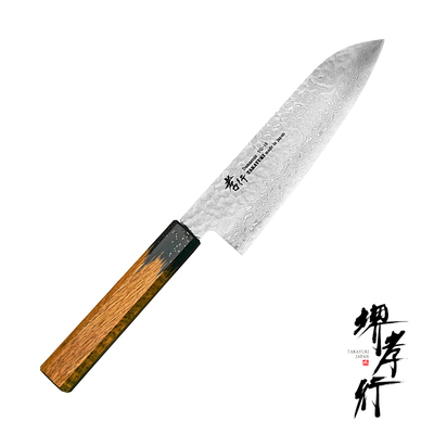 Urushi Kokushin - 33-warstwowy japoński nóż Santoku 17 cm, stal VG-10, Sakai Takayuki