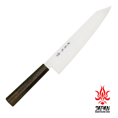 Ichizu - Japoński nóż szefa kuchni Kiritsuke 21 cm, monoblok VG-10, Kanetsune