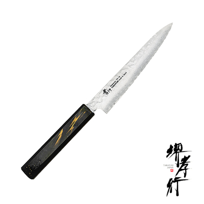 Urushi Saiu - 33-warstwowy japoński nóż uniwersalny Shotoh 15 cm, stal VG-10, Sakai Takayuki