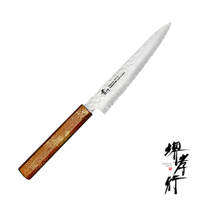 Urushi Seiren - 33-warstwowy japoński nóż uniwersalny Shotoh 15 cm, stal VG-10, Sakai Takayuki