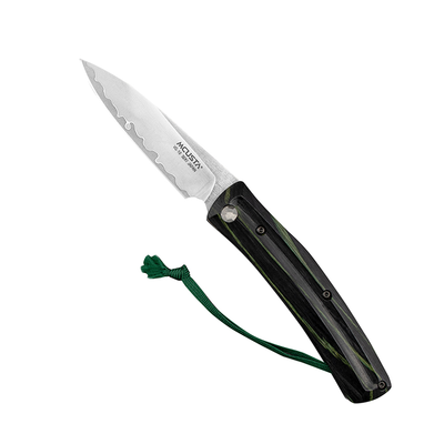 Friction Folder Black-Green, japoński składany nóż 7,5 cm, stal VG-10, Mcusta