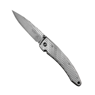 Nami Damascus, japoński składany nóż 8,5 cm, stal VG-10, Mcusta