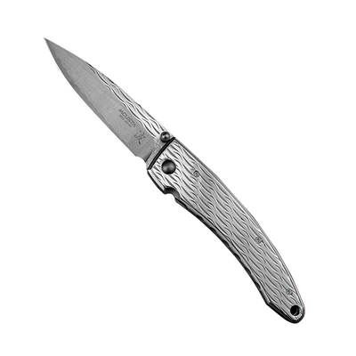 Nami Damascus, japoński składany nóż 8,5 cm, stal VG-10, Mcusta