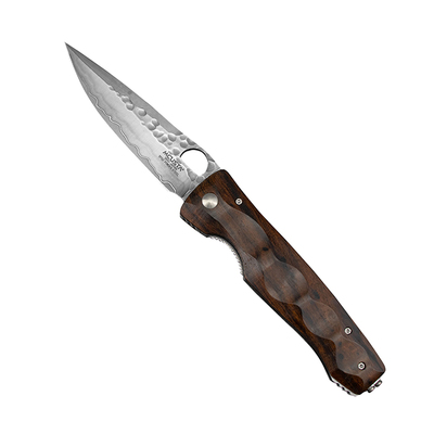 Elite Tactility Iron Wood, japoński składany nóż 8,5 cm, stal SPG2, Mcusta