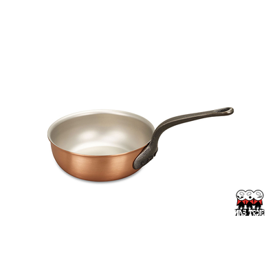 Fusion - Miedziana patelnia sauté na indukcję, żeliwny uchwyt, Ø 20 cm, Falk