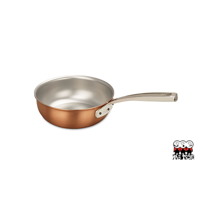 AvantGarde - Miedziana patelnia sauté na indukcję, stalowy uchwyt, Ø 20 cm, Falk