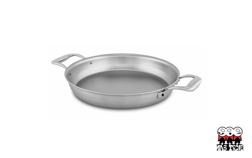Flandria - 5-warstwowa stalowa patelnia do serwowania, miedziany rdzeń, Ø 24 cm, Falk