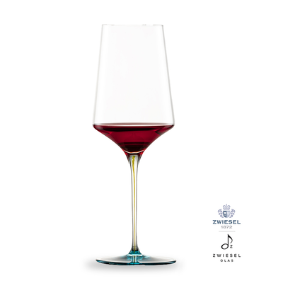 Ink - Kieliszek do czerwonego wina 63,8 cl, ręcznie tworzone, dmuchane szkło, odcień szmaragdowo-zielony, Zwiesel GLAS