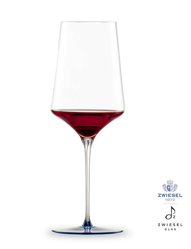 Ink - Kieliszek do czerwonego wina 63,8 cl, ręcznie tworzone, dmuchane szkło, odcień granatowy, Zwiesel GLAS