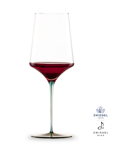 Ink - Kieliszek do czerwonego wina 63,8 cl, ręcznie tworzone, dmuchane szkło, odcień oliwkowy, Zwiesel GLAS