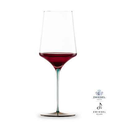Ink - Kieliszek do czerwonego wina 63,8 cl, ręcznie tworzone, dmuchane szkło, odcień oliwkowy, Zwiesel GLAS