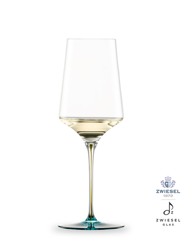 Ink - Kieliszek do białego wina 40,7 cl, ręcznie tworzone, dmuchane szkło, odcień szmaragdowo-zielony, Zwiesel GLAS