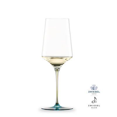 Ink - Kieliszek do białego wina 40,7 cl, ręcznie tworzone, dmuchane szkło, odcień szmaragdowo-zielony, Zwiesel GLAS