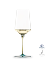 Ink - Kieliszek do białego wina 40,7 cl, ręcznie tworzone, dmuchane szkło, odcień szmaragdowo-zielony, Zwiesel GLAS