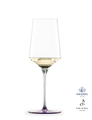 Ink - Kieliszek do białego wina 40,7 cl, ręcznie tworzone, dmuchane szkło, odcień fioletowy, Zwiesel GLAS