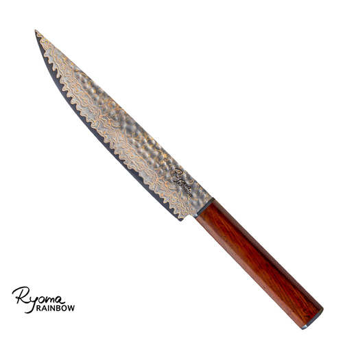Ryoma Rainbow - Japoński 67-warstwowy damasceński nóż do porcjowania i filetowania mięsa 20 cm, Haiku