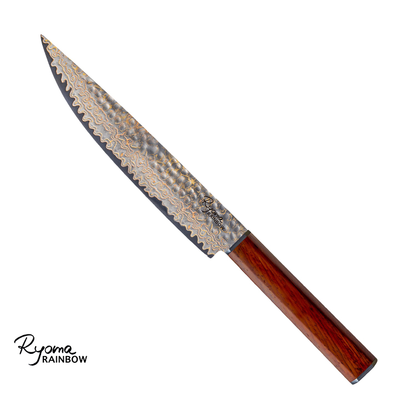 Ryoma Rainbow - Japoński 67-warstwowy damasceński nóż do porcjowania i filetowania mięsa 20 cm, Haiku