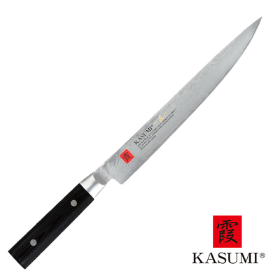 Masterpiece - Unikatowy 32-warstwowy japoński damasceński nóż do sashimi Sujihiki, 24 cm, VG-10 GOLD, Kasumi