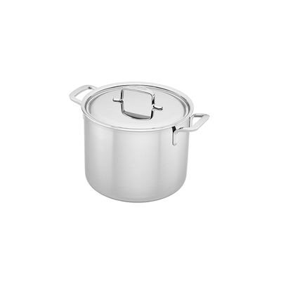 5-Plus - Stalowy wysoki garnek 5 litrów Ø 20 cm, technologia 5-Ply, Demeyere
