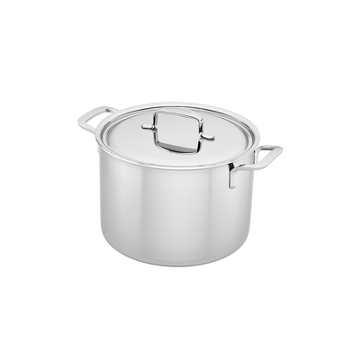 5-Plus - Stalowy wysoki garnek 8 litrów Ø 24 cm, technologia 5-Ply, Demeyere