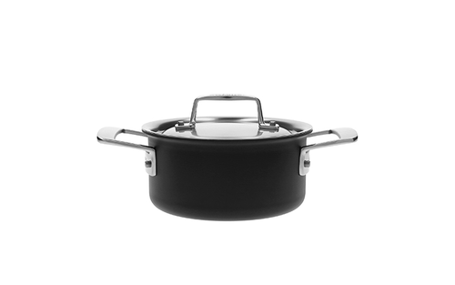 Black 5 - Stalowo-ceramiczny garnek 1,5 litra Ø 16 cm, technologia 5-Ply, Demeyere