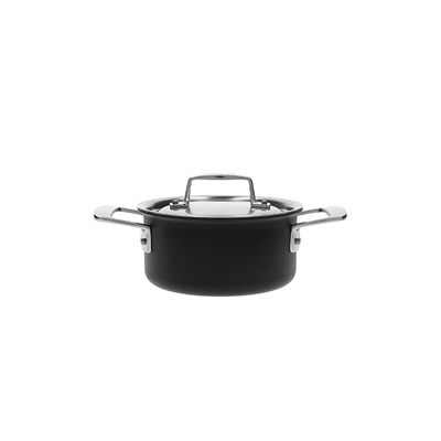 Black 5 - Stalowo-ceramiczny garnek 1,5 litra Ø 16 cm, technologia 5-Ply, Demeyere