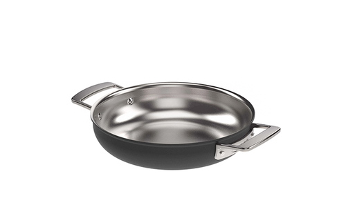 Black 5 - Stalowo-ceramiczna patelnia do serwowania Ø 20 cm, technologia 5-Ply, Demeyere