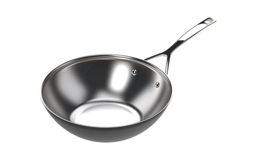 Black 5 - Stalowo-ceramiczny wok Ø 30 cm, technologia 5-Ply, Demeyere