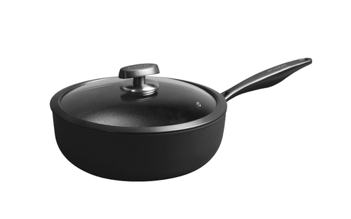Pro SB+ - Tytanowo-ceramiczna nieprzywierająca głęboka patelnia szefa kuchni z pokrywką Ø 26 cm, Scanpan
