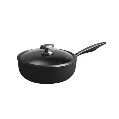Pro SB+ - Tytanowo-ceramiczna nieprzywierająca głęboka patelnia szefa kuchni z pokrywką Ø 26 cm, Scanpan