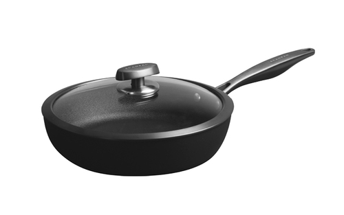 Pro SB+ - Tytanowo-ceramiczna nieprzywierająca patelnia szefa kuchni z pokrywką Ø 28 cm, Scanpan